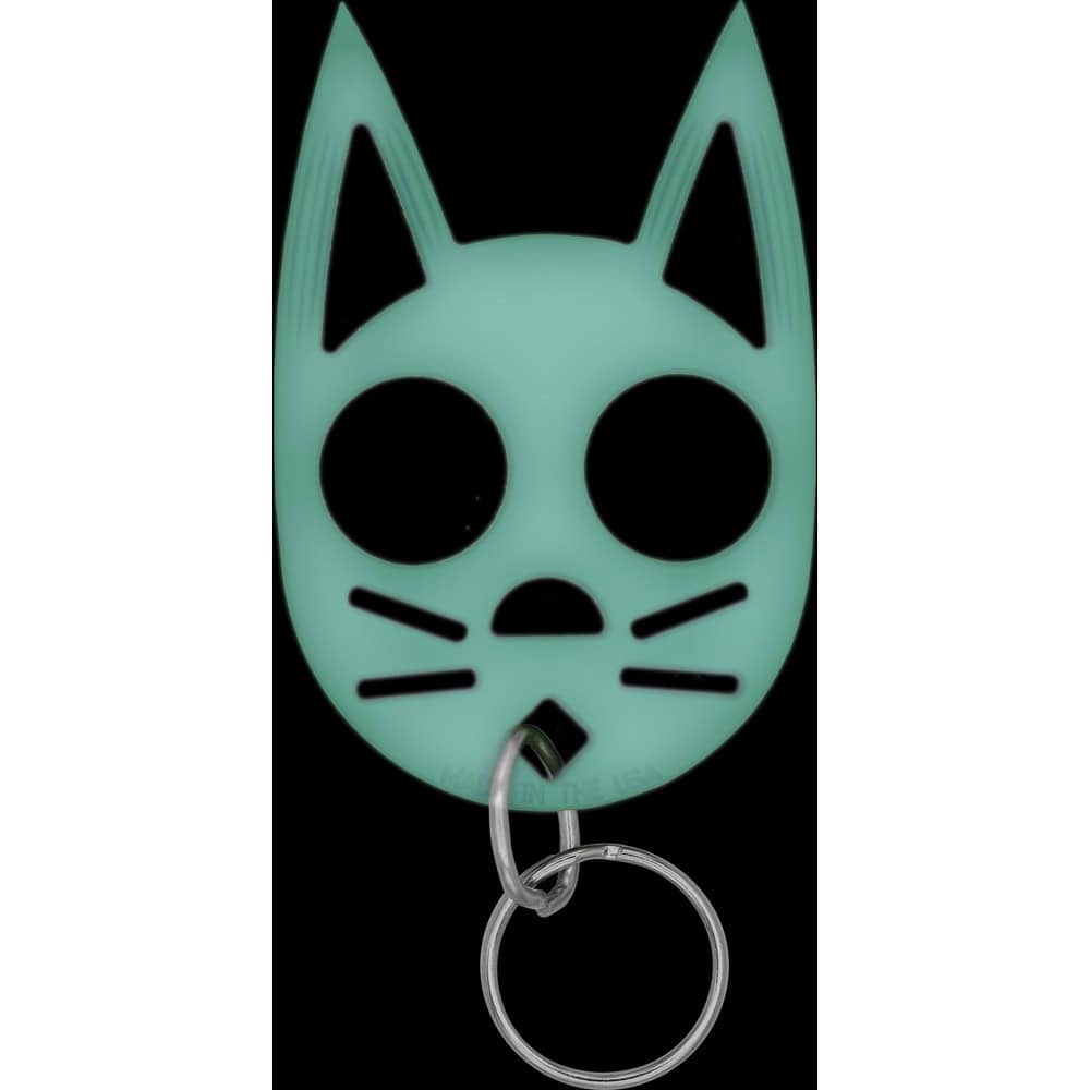 Glow in the Dark Cat Strike Self-Defense Keychain