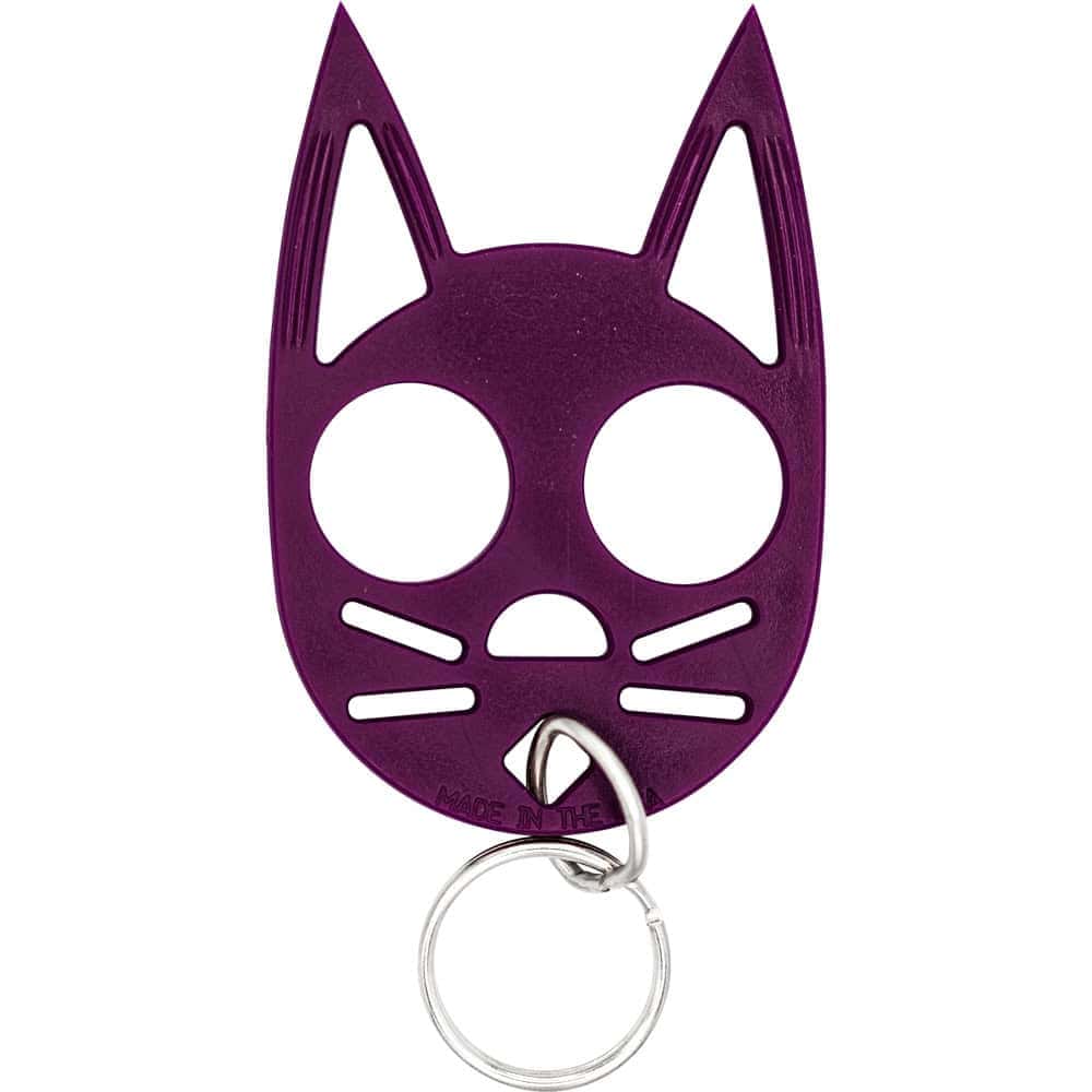 Purple Cat Strike Self-Defense Keychain