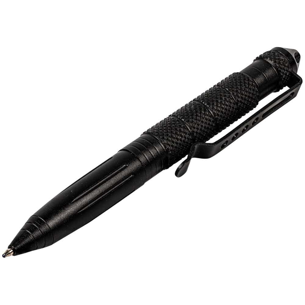 6" Long Tactical Black Twist Pen with Extra Refill. This pen is designed for durability and functionality, making it ideal for everyday use or tactical situations. The black twist mechanism ensures a smooth writing experience, and the included extra refill provides extended usability