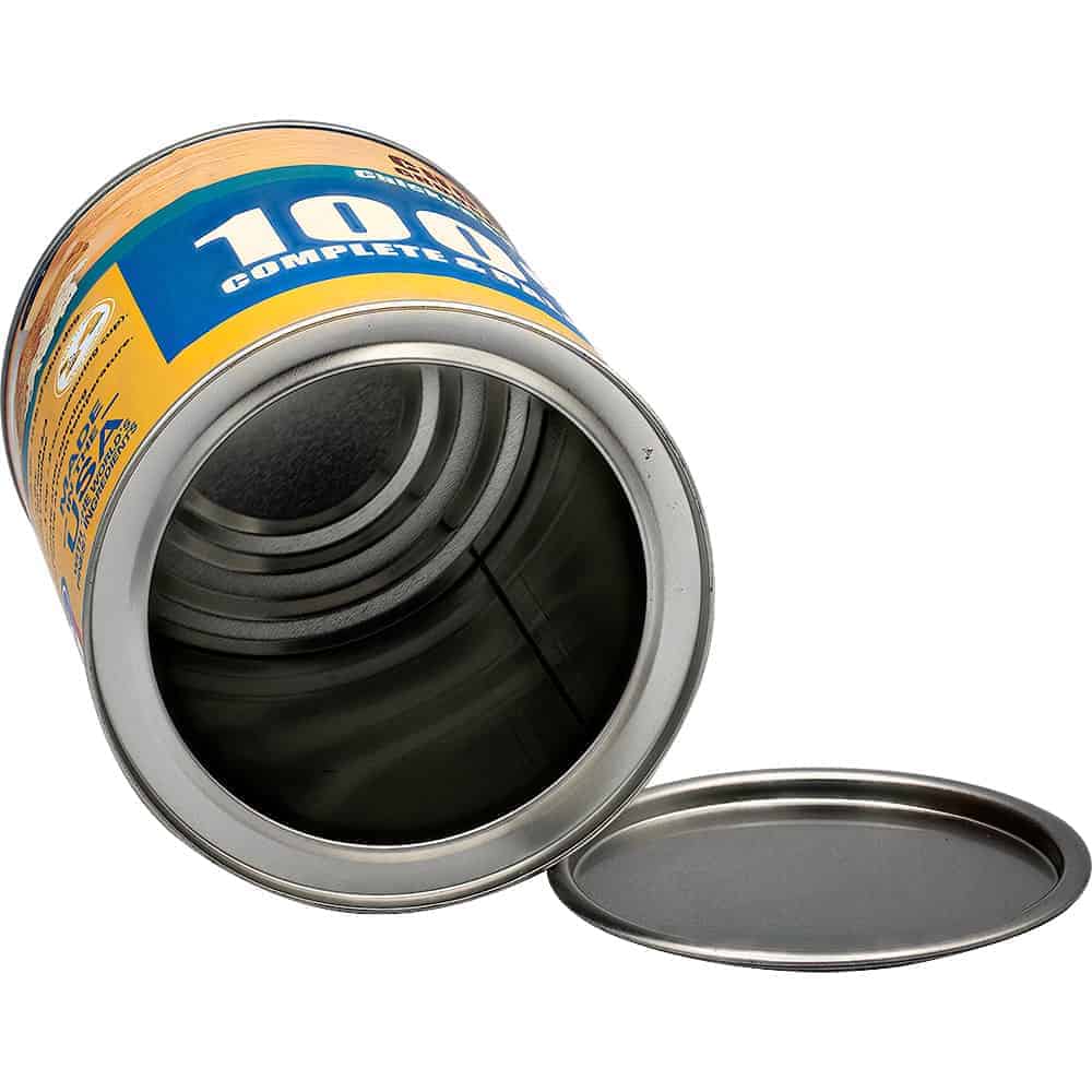 Dog Food Diversion Safe Open Bottom View