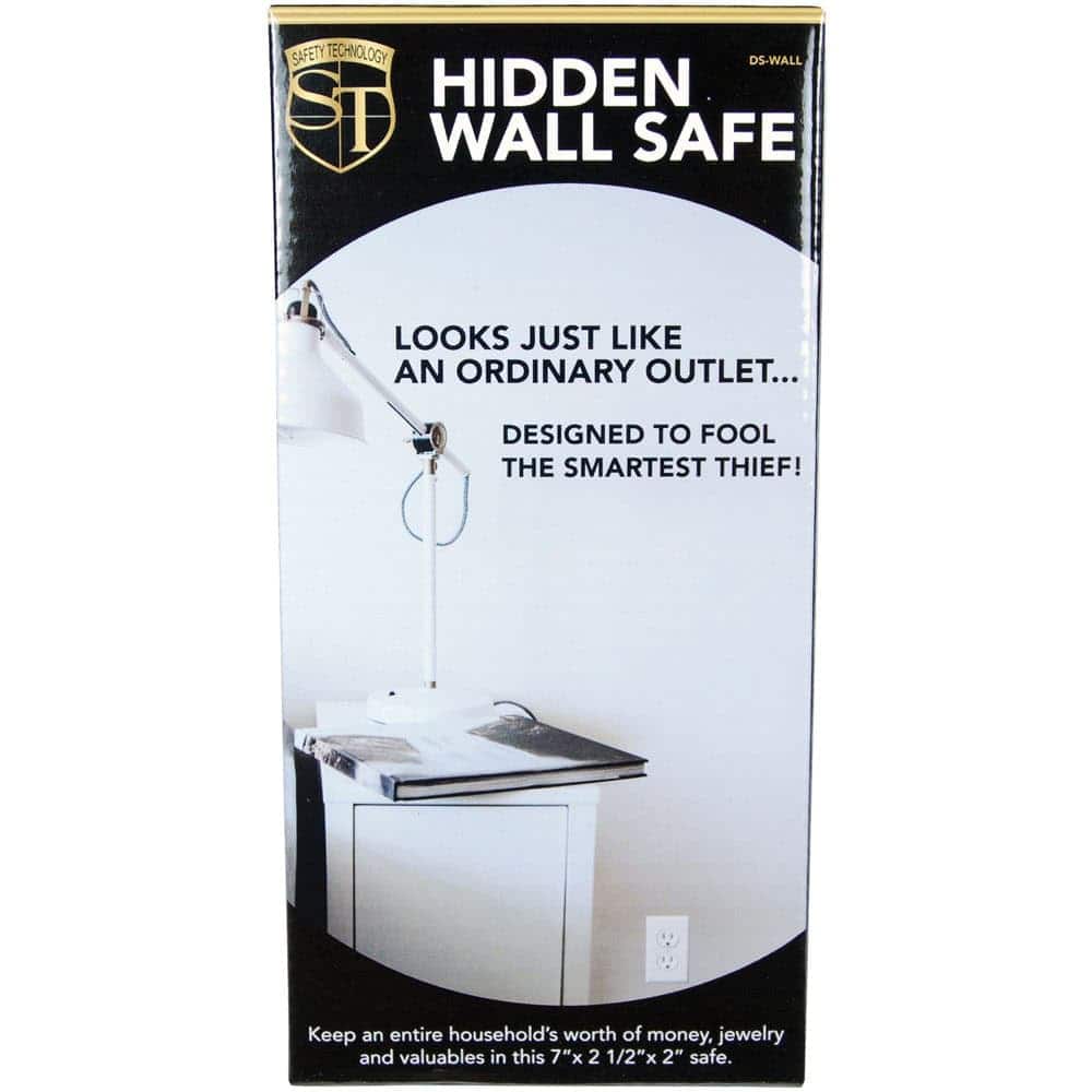 Electrical Wall Socket Diversion Safe: A discreet and secure storage solution that mimics the appearance of a standard wall outlet. Perfect for keeping valuables hidden and out of sight