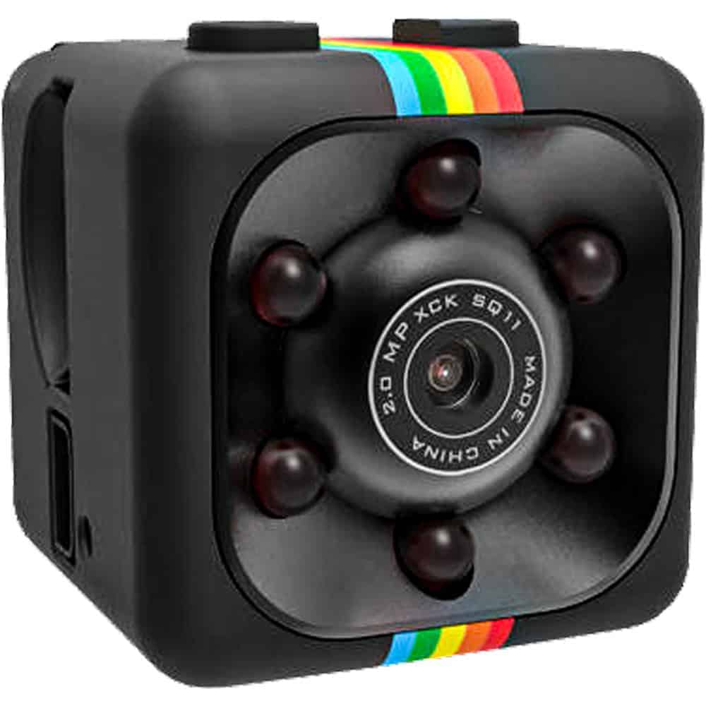 Mini Hidden Spy Camera with Built In DVR Includes: Micro 32gb SD Card, Pocket Clip, USB Cable, Wall/Dash Bracket