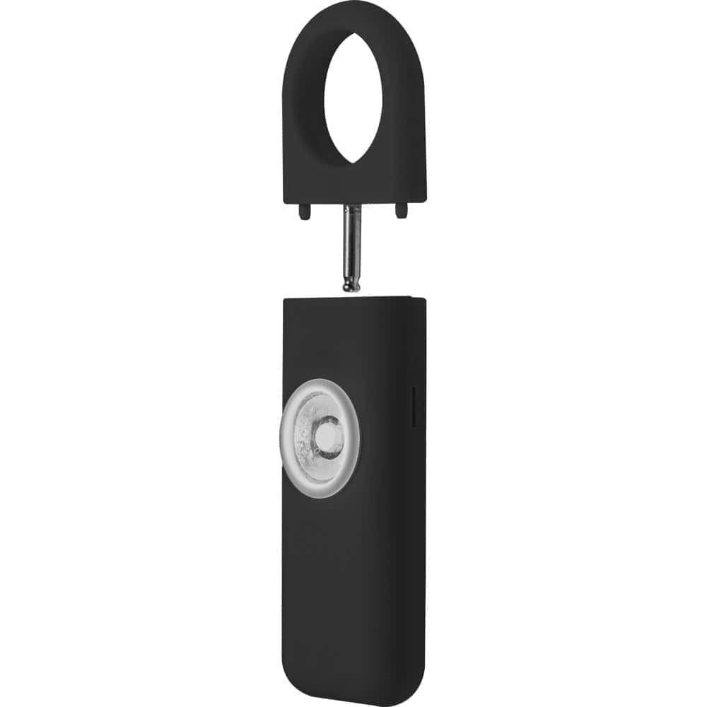 Safety Technology Personal Panic Alarm 130 dB with 350-Lumen Strobe Light – Pull-Pin Activation, Keyring Attachment, 2 CR2032 Batteries Included, ABS Plastic with Rubberized Coating, 3.75-Inch Compact Design - Image 2