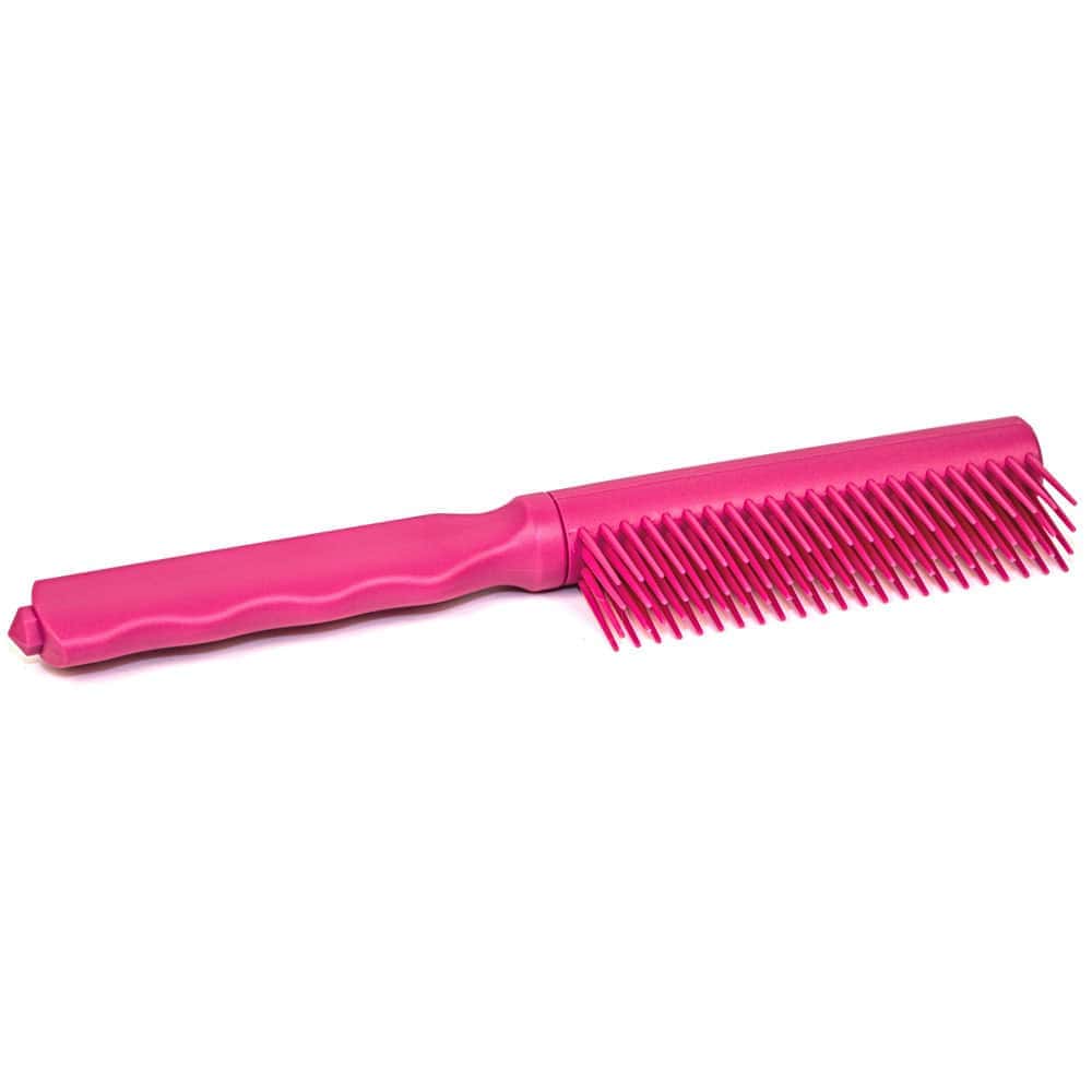 Pink Plastic Brush Knife Closed