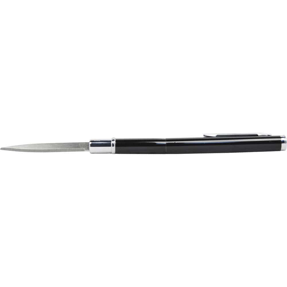 Black Pen Knife with Blade Exposed
