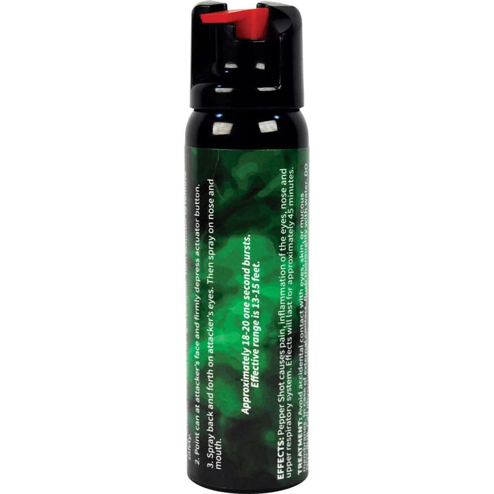 Pepper Spray 4 Ounce Pepper Spray Rear View
