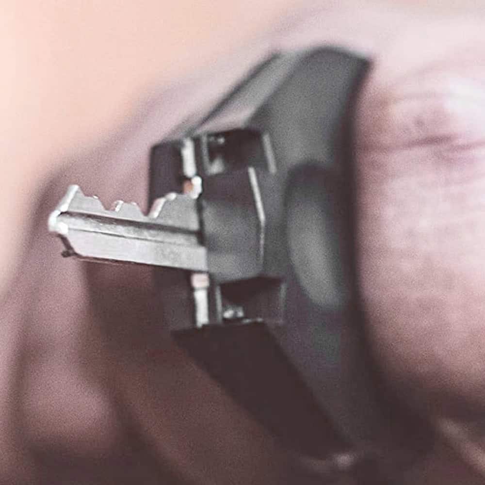 Peace KEYper Self-Defense Tool Fits Most Common Household Keys Shown in Hand