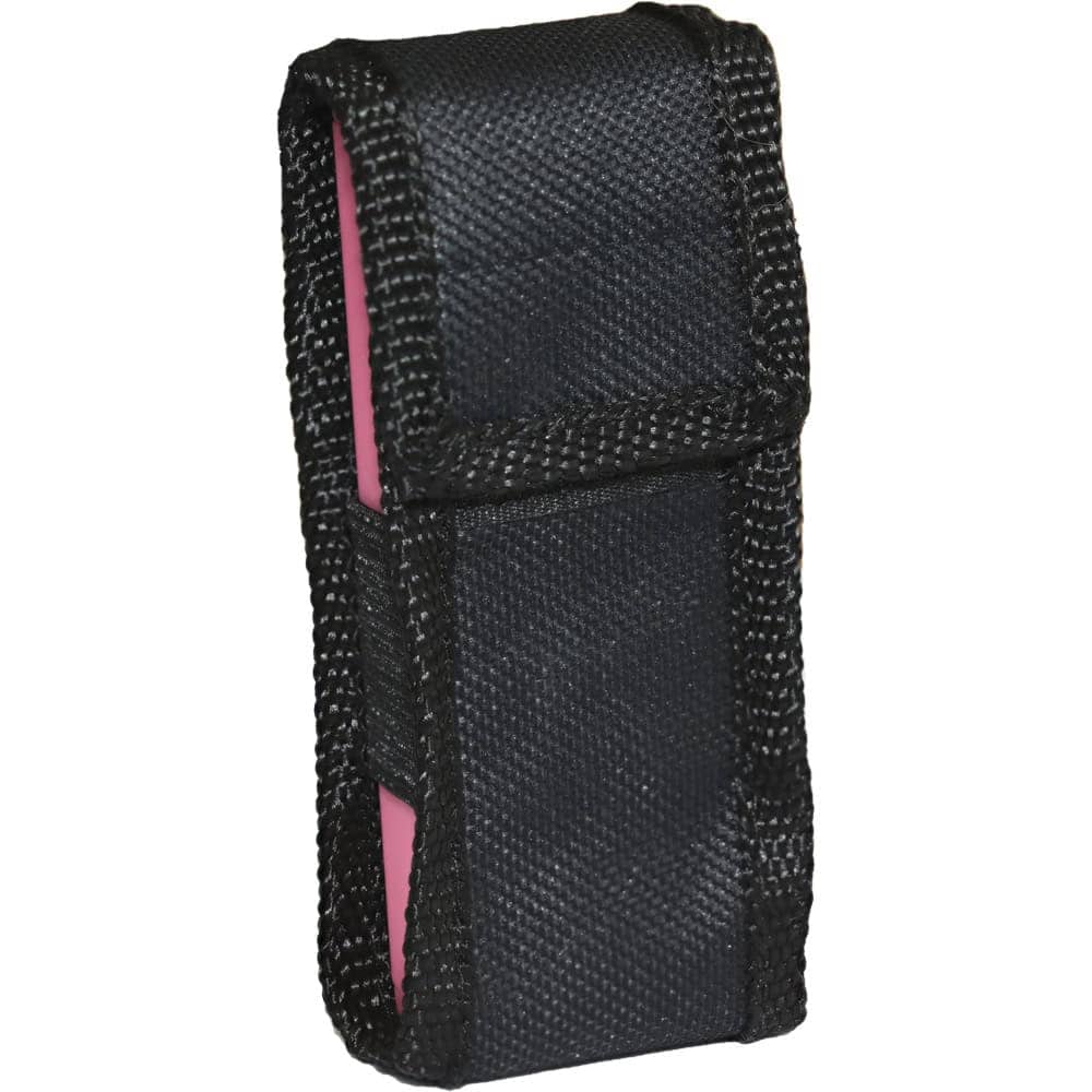 Pink SAL Stun Gun with Alarm and Flashlight In Nylon Holster