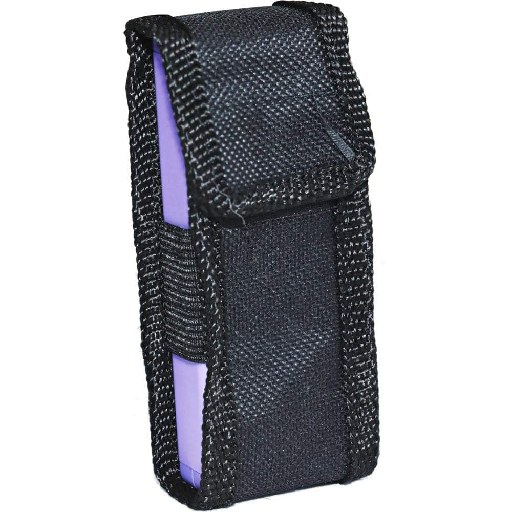 Purple SAL Stun Gun with Alarm and Flashlight In Nylon Holster