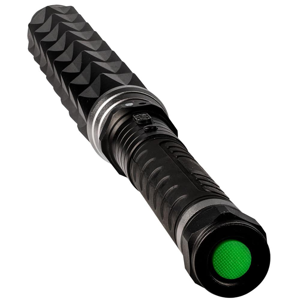 100 Million volt Self Defense Bouncer Stun gun with Flashlight - Rechargeable