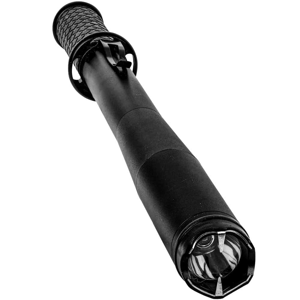 80 Million Volt Rechargeable Stun Bat with Flashlight - 16" Long