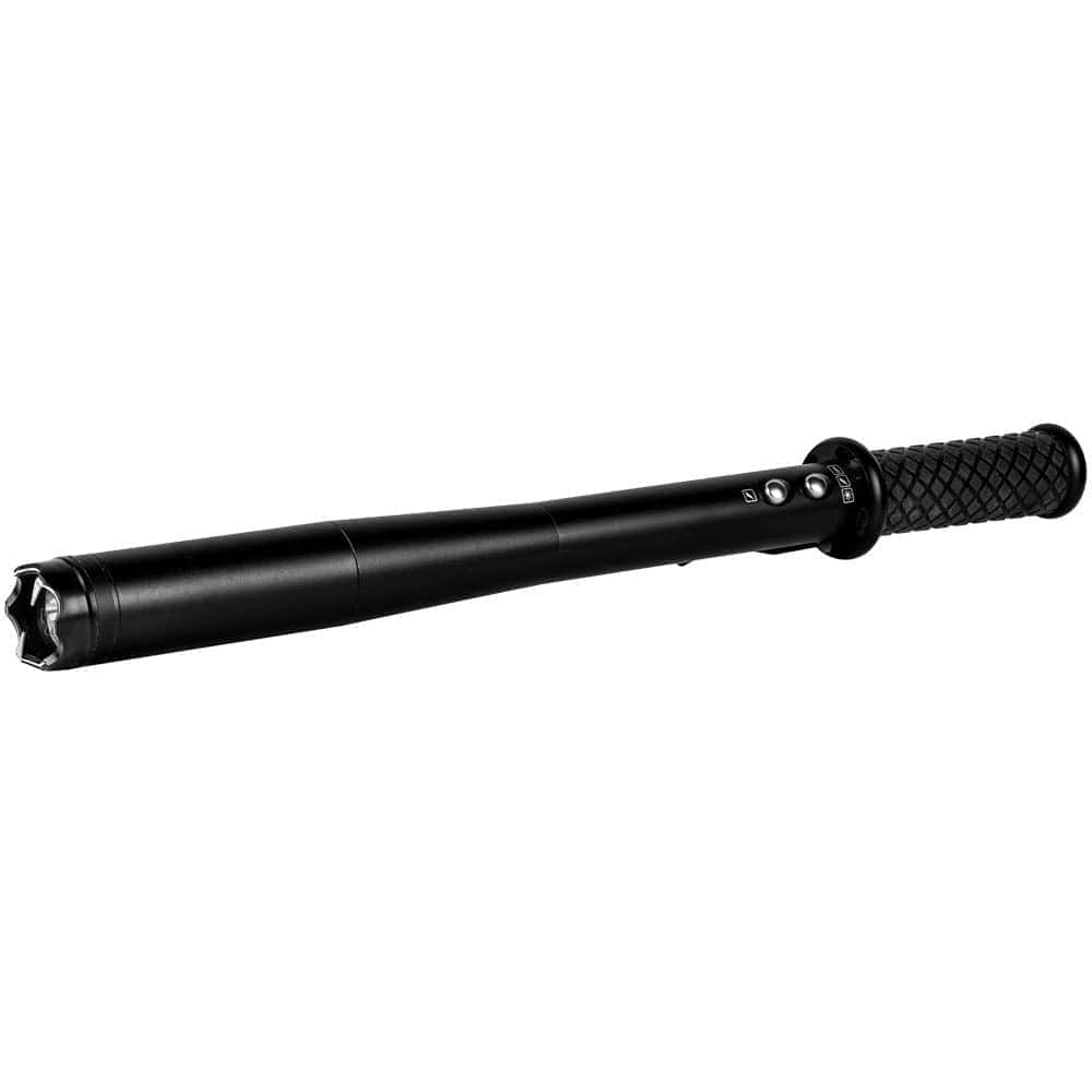 80 Million Volt Rechargeable Stun Bat with Flashlight - 16" Long