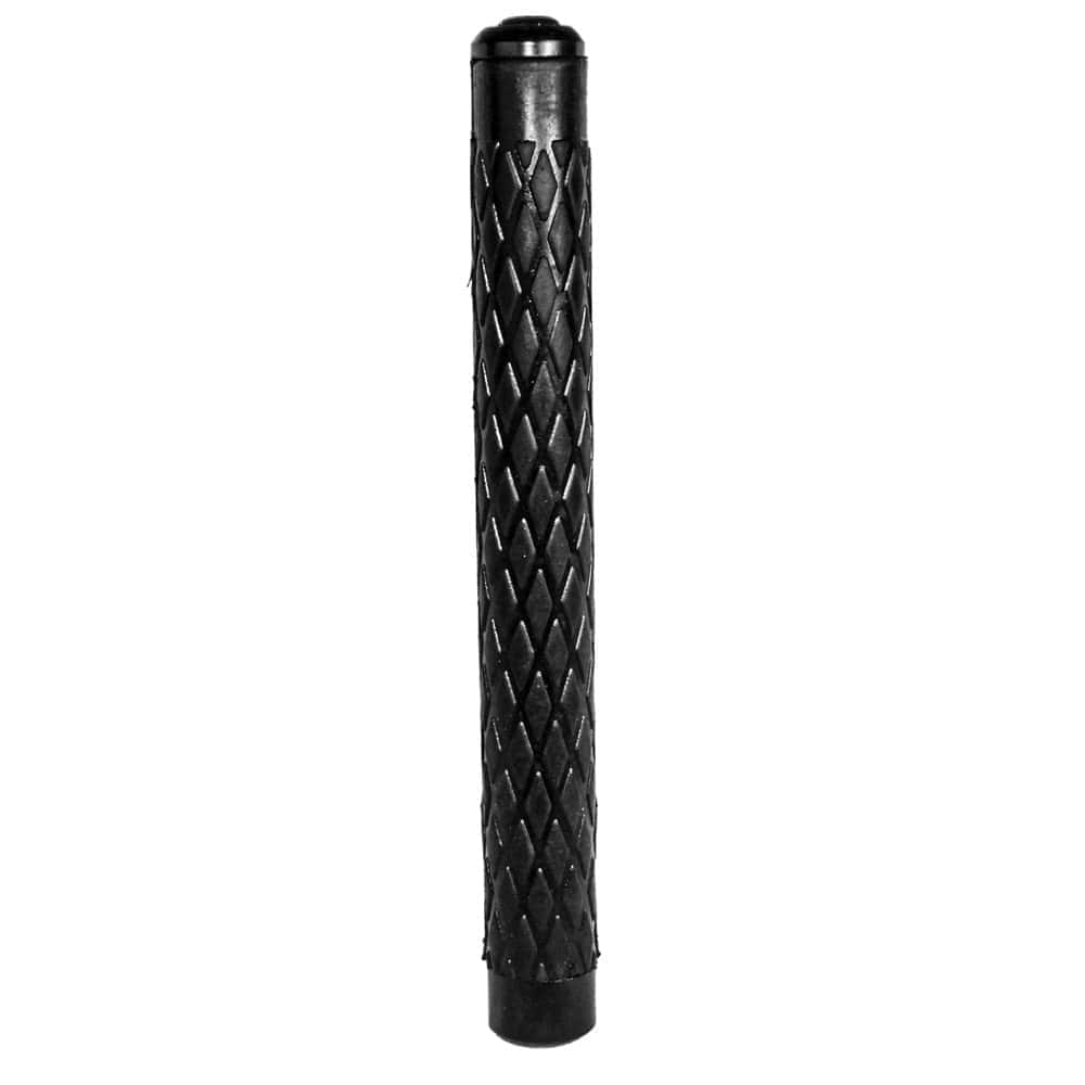 Telescopic Steel Baton With Rubber Handle Closed View