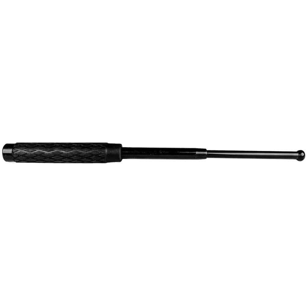 Extended Telescopic Steel Baton With Rubber Handle