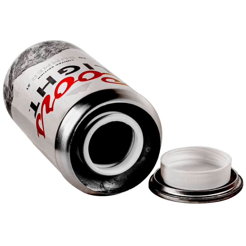 Coors Light Beer Can Diversion Safe with Top Open