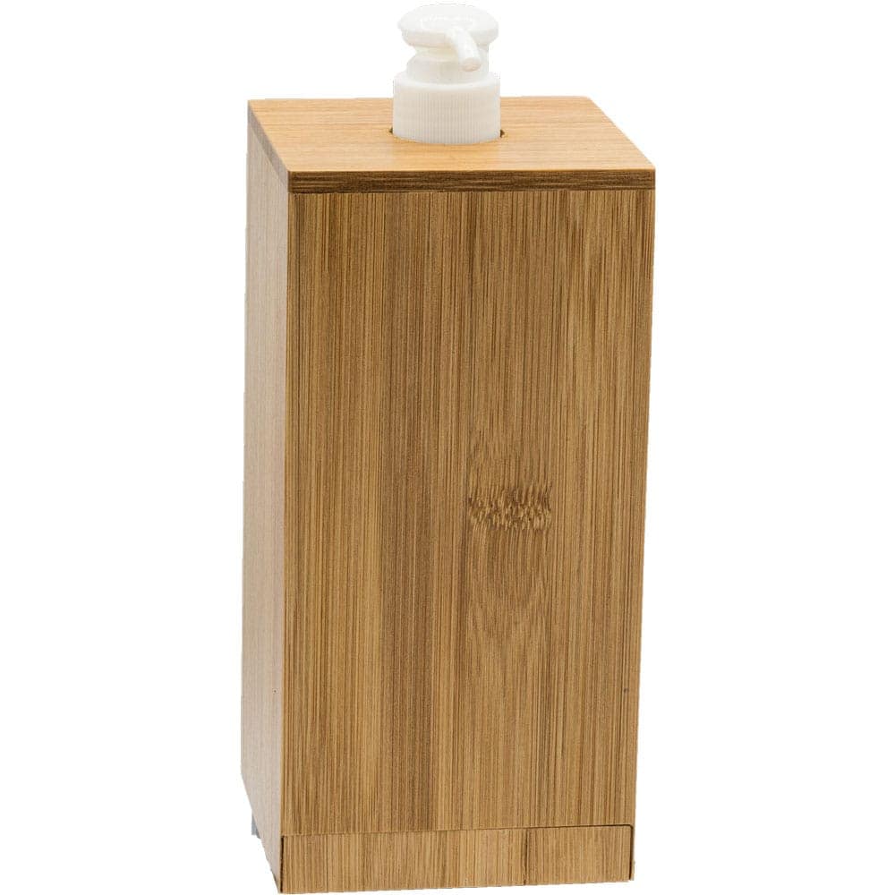 Bamboo Soap Dispenser Diversion Safe Front View