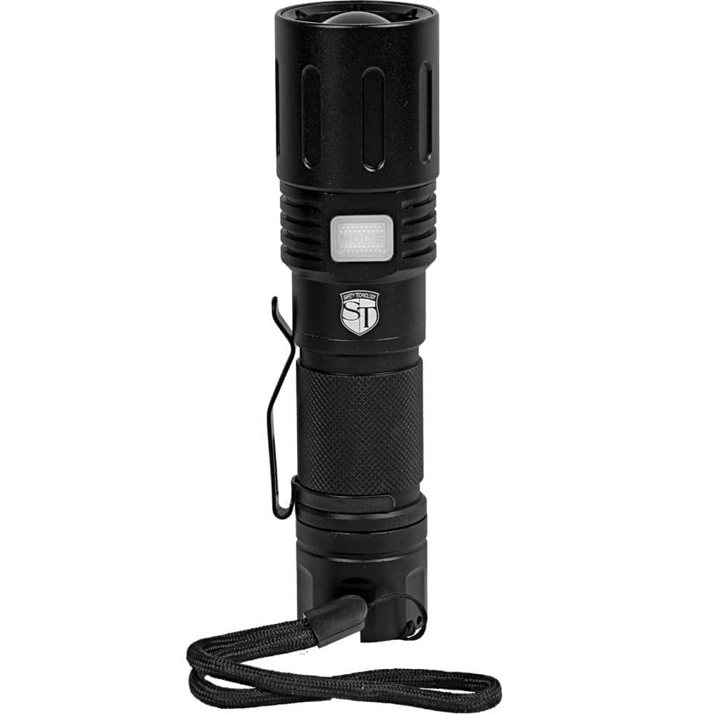 3000 Lumen LED Self Defense Zoomable and Rechargeable Flashlight - A powerful and versatile tool for personal safety and illumination, featuring a bright LED beam, zoomable functionality, and convenient rechargeable capabilities