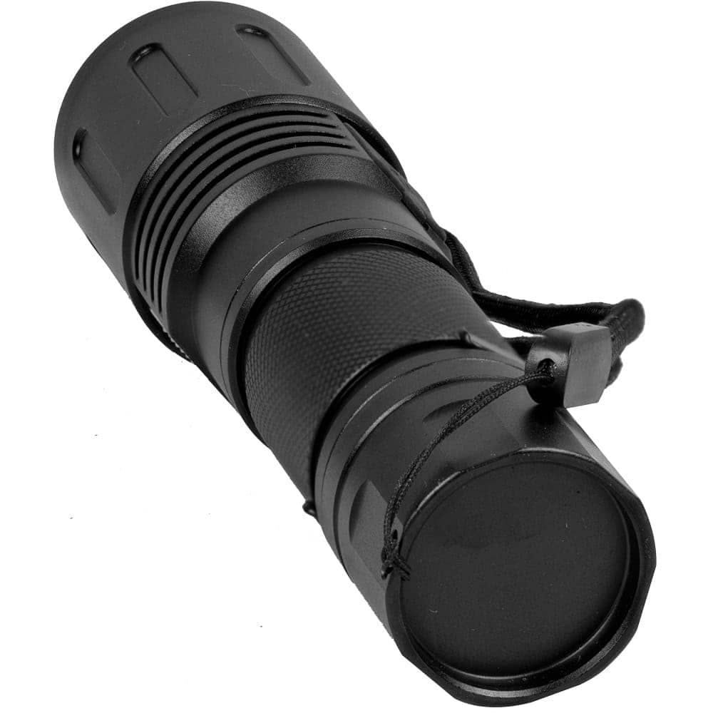 3000 Lumen LED Self Defense Zoomable and Rechargeable Flashlight - A powerful and versatile tool for personal safety and illumination, featuring a bright LED beam, zoomable functionality, and convenient rechargeable capabilities