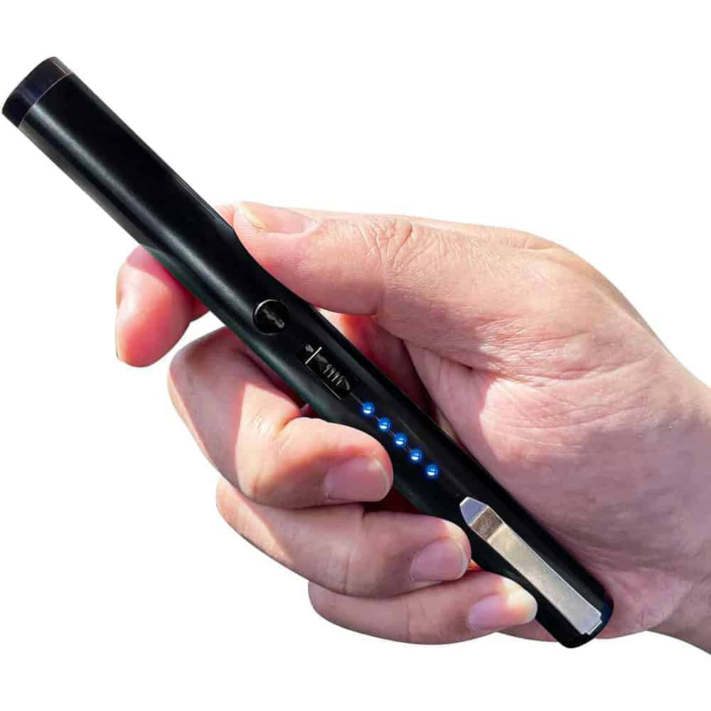 Stun Pen 40 Million Volt Disguised Stun Device – Stainless Steel Pen-Style Design, LED Battery Indicator, Metal Pocket Clip, USB Rechargeable, Safety Switch, 6-Inch Professional Everyday Carry - Image 3