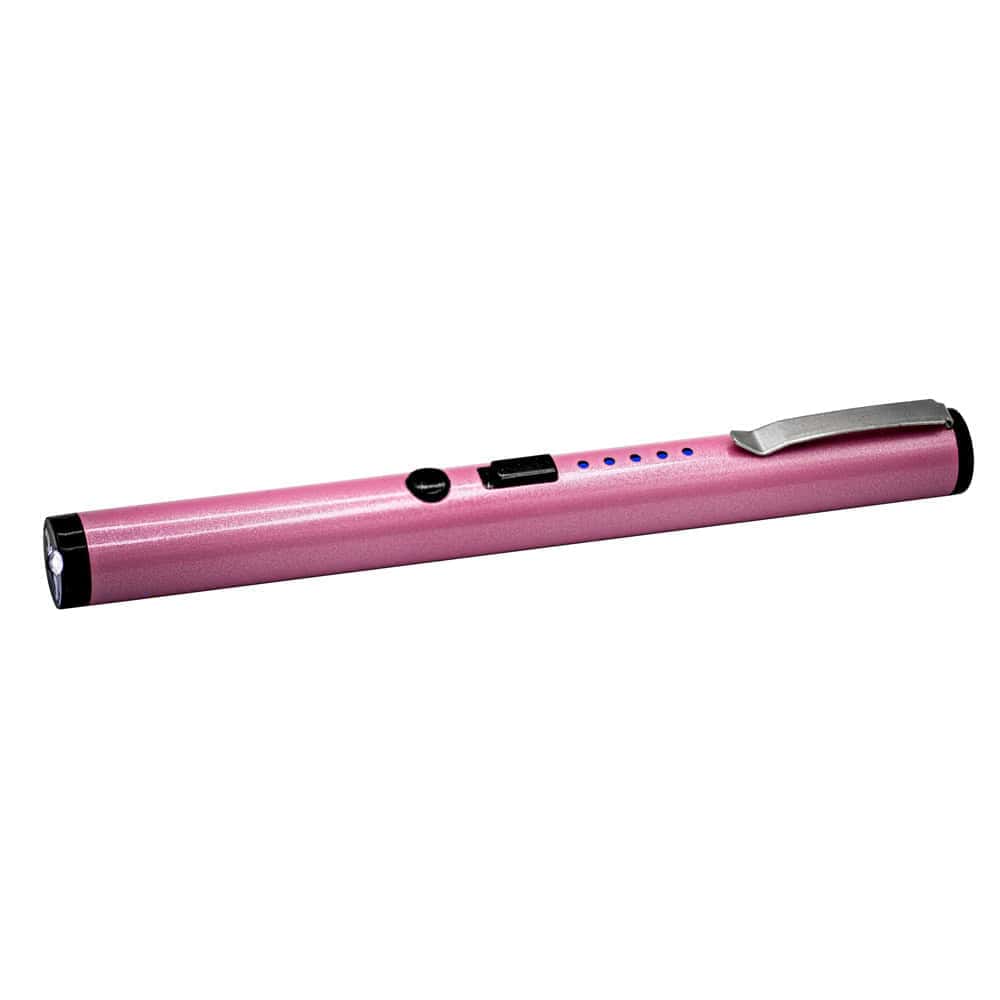 Pink Aluminium Rechargeable 40 Million Volt Stun Pen