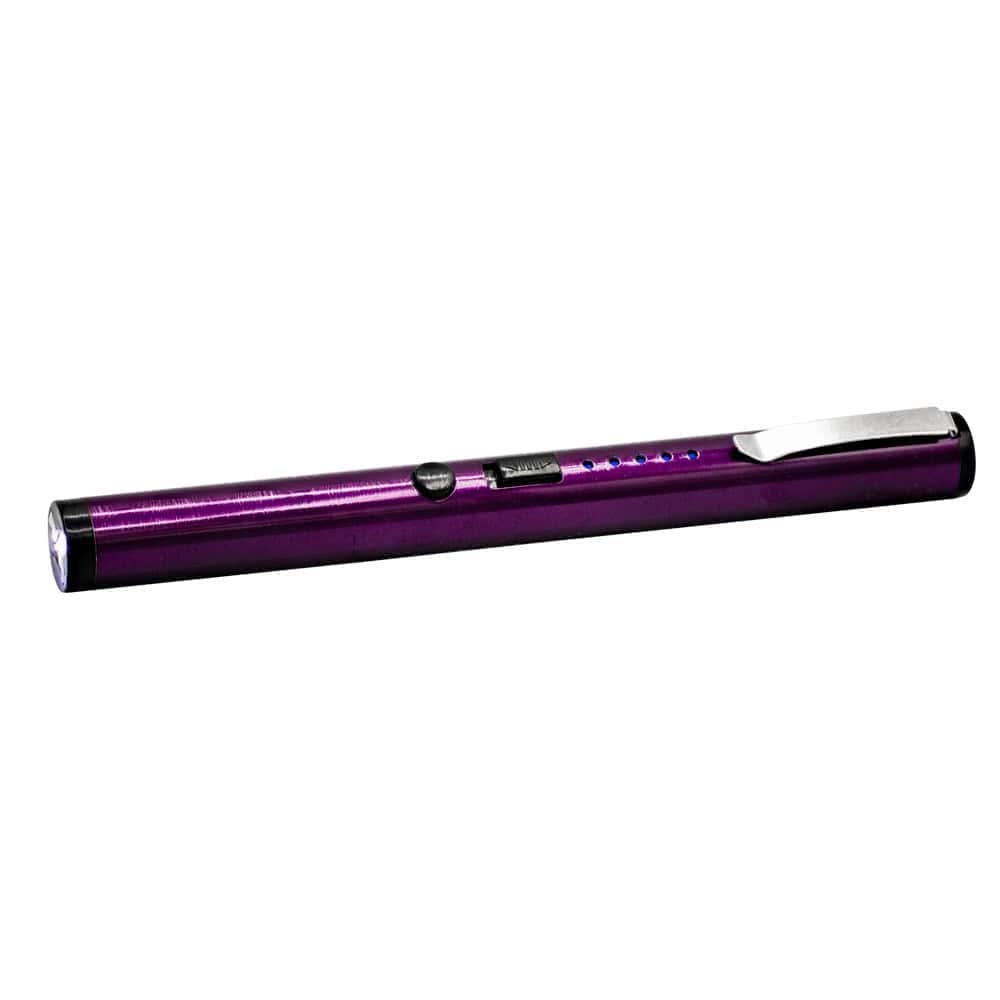 Purple Aluminium Rechargeable 40 Million Volt Stun Pen