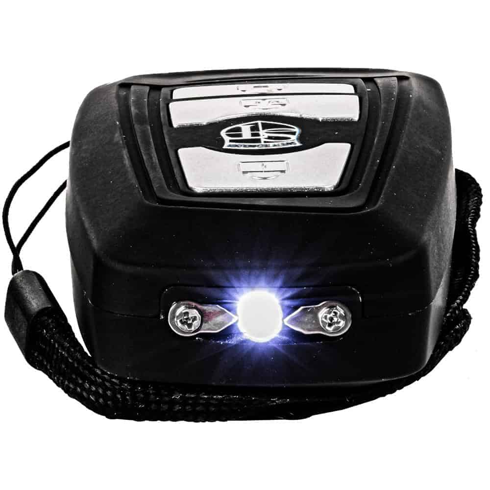 Silver and Black Triad 27 Million Volt Key Fob Stun Gun