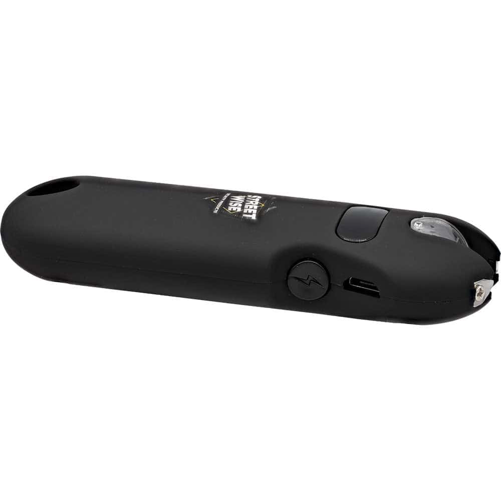 StreetWise 24 Million Volt Keychain Stun Gun Black Right Side View