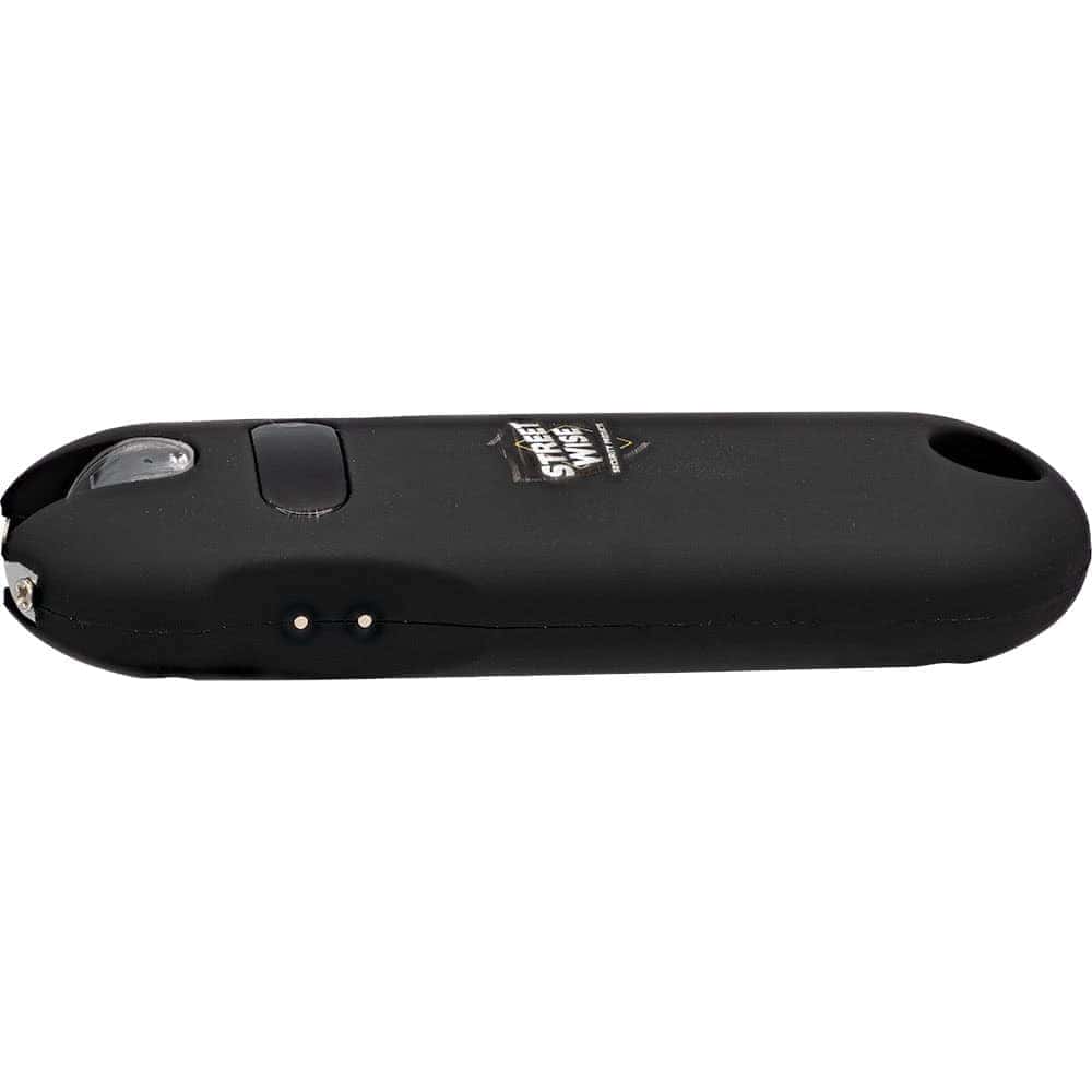 StreetWise 24 Million Volt Keychain Stun Gun Black Left Side View