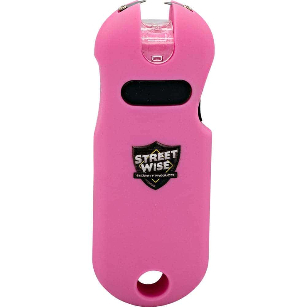 StreetWise 24 Million Volt Keychain Stun Gun Pink Front View