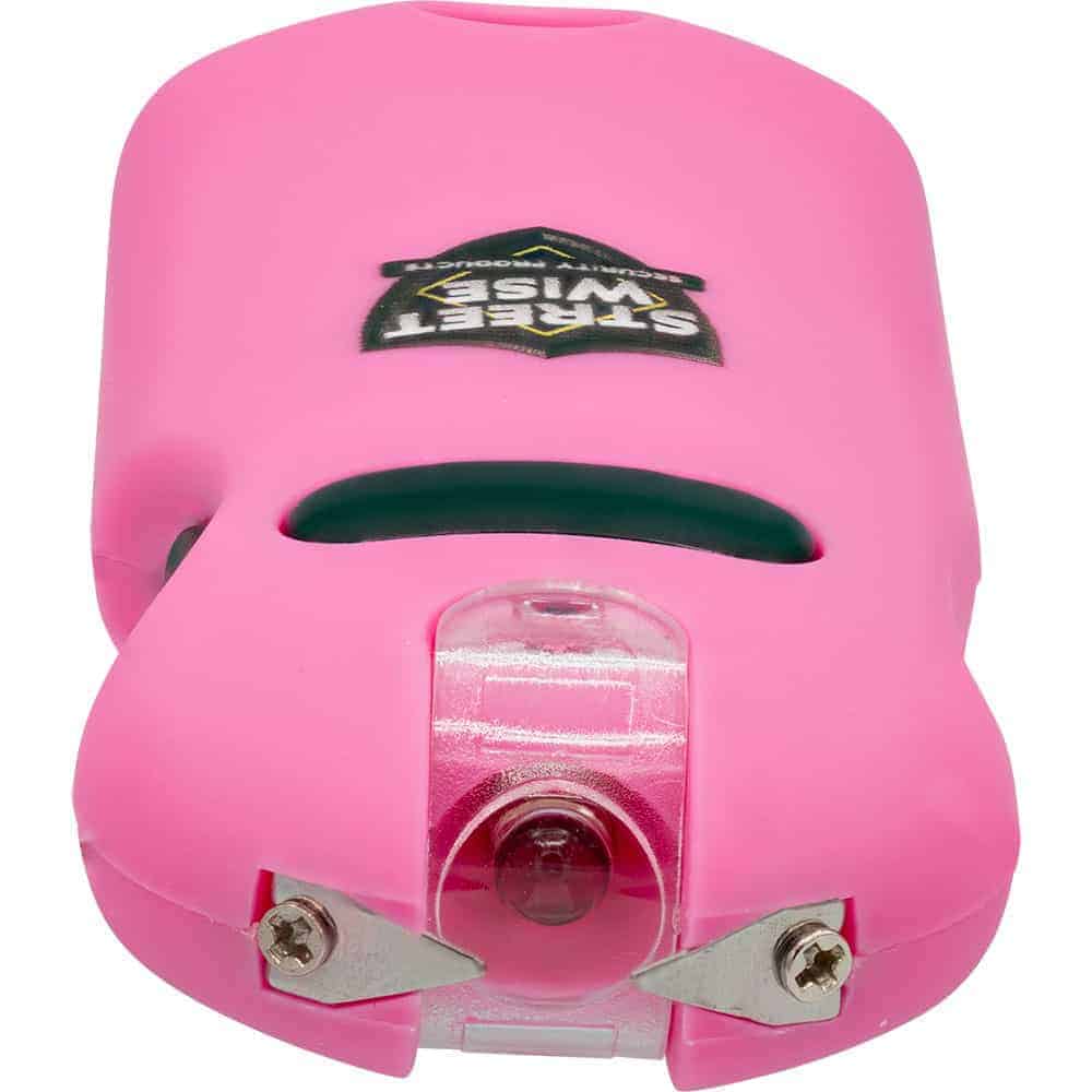 StreetWise 24 Million Volt Keychain Stun Gun Pink Top View