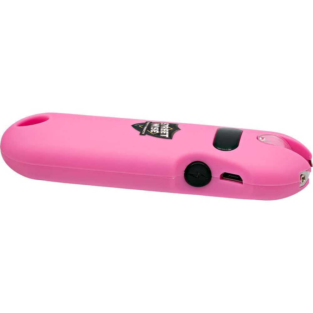 StreetWise 24 Million Volt Keychain Stun Gun Pink Right Side View