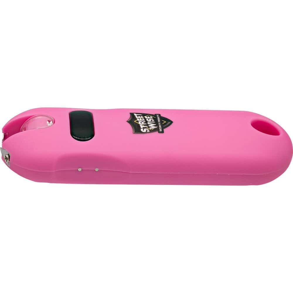 StreetWise 24 Million Volt Keychain Stun Gun Pink Left Side View