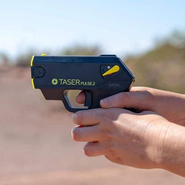 Taser Pulse 2 Shown in Hand | Advanced Safety Tech Taser Pulse 2 Shown in Hand Advanced Safety Tech Taser Pulse 2 Shown in Hand