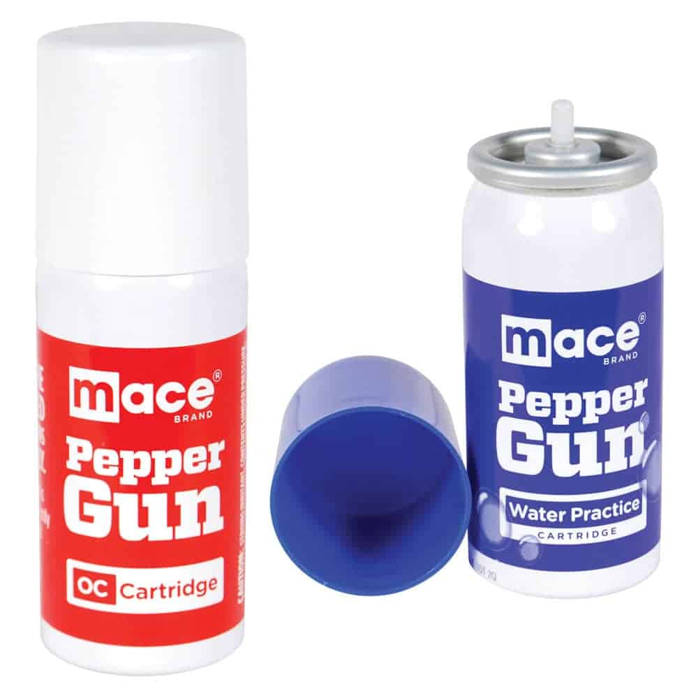 Mace Pepper Gun Dual Pack OC/Water Refill for Pepper Gun 2.0 | Advanced Safety Tech Mace Pepper Gun Dual Pack Oc/water Refill for Pepper Gun 2.0 Advanced Safety Tech Mace Pepper Gun Dual Pack Oc/water Refill for Pepper Gun 2.0
