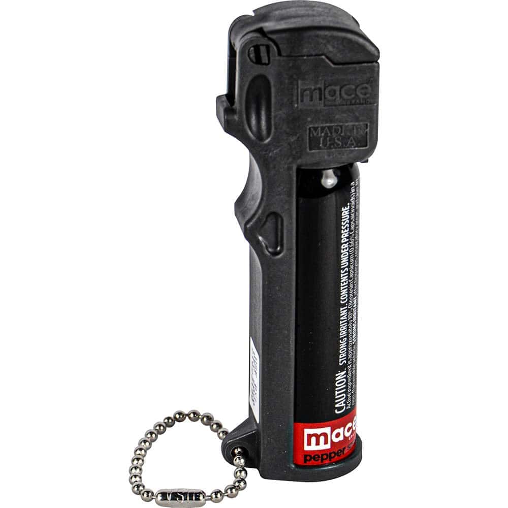 Mace Black Personal Pepper Spray with Keyring and Flip Top Actuator | Advanced Safety Tech Mace Black Personal Pepper Spray with Keyring and Flip Top Actuator Advanced Safety Tech Mace Black Personal Pepper Spray with Keyring and Flip Top Actuator