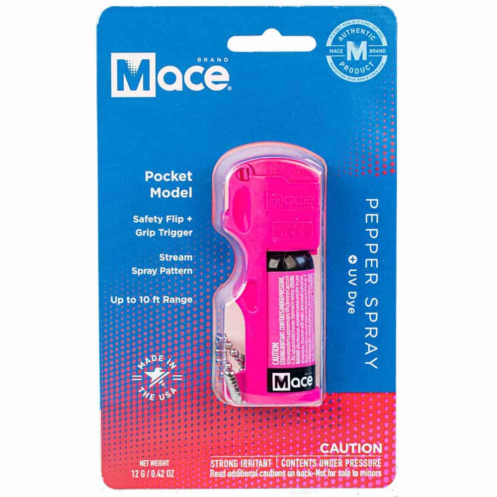 Mace Pocket Model Pepper Spray – Pink, with Keychain, and Flip Top Actuator | Advanced Safety Tech Mace Pocket Model Pepper Spray – Pink, with Keychain, and Flip Top Actuator Advanced Safety Tech Mace Pocket Model Pepper Spray – Pink, with Keychain, and Flip Top Actuator