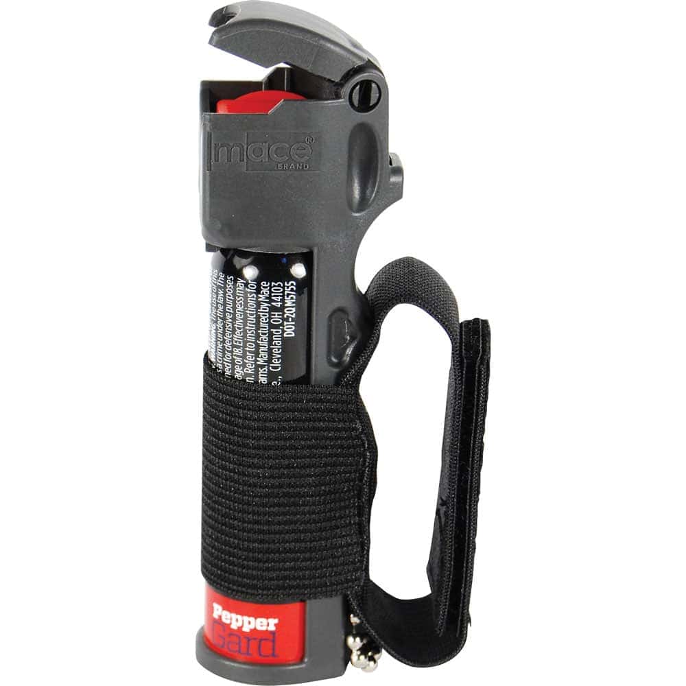 Mace Pepper Spray Jogger – Black with Keychain, Velcro Wriststrap, and Flip Top Actuator. This model is designed for runners and joggers, offering a secure and easily accessible self-defense tool. The included keychain allows for easy attachment to bags or running gear, while the Velcro wrist strap and flip-top actuator ensure secure and quick deployment | Advanced Safety Tech Mace Pepper Spray Jogger – Black with Keychain, Velcro Wriststrap, and Flip Top Actuator. This Model is Designed for Runners and Joggers, Offering a Secure and Easily Accessible Self-defense Tool. the Included Keychain Allows for Easy Attachment to Bags or Running Gear, While the Velcro Wrist Strap and Flip-top Actuator Ensure Secure and Quick Deployment Advanced Safety Tech Mace Pepper Spray Jogger – Black with Keychain, Velcro Wriststrap, and Flip Top Actuator. This Model is Designed for Runners and Joggers, Offering a Secure and Easily Accessible Self-defense Tool. the Included Keychain Allows for Easy Attachment to Bags or Running Gear, While the Velcro Wrist Strap and Flip-top Actuator Ensure Secure and Quick Deployment