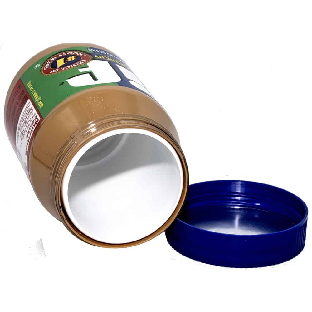 JIF Extra Crunchy Peanut Butter Diversion Safe Shown with Top Open | Advanced Safety Tech Jif Extra Crunchy Peanut Butter Diversion Safe Shown with Top Open Advanced Safety Tech Jif Extra Crunchy Peanut Butter Diversion Safe Shown with Top Open