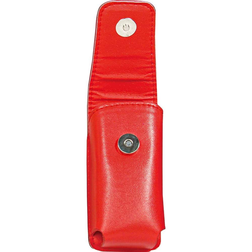 Red Leatherette Holster for Li’L Guy Stun Gun Front View with Snap Closure | Advanced Safety Tech Red Leatherette Holster for Li’l Guy Stun Gun Front View with Snap Closure Advanced Safety Tech Red Leatherette Holster for Li’l Guy Stun Gun Front View with Snap Closure