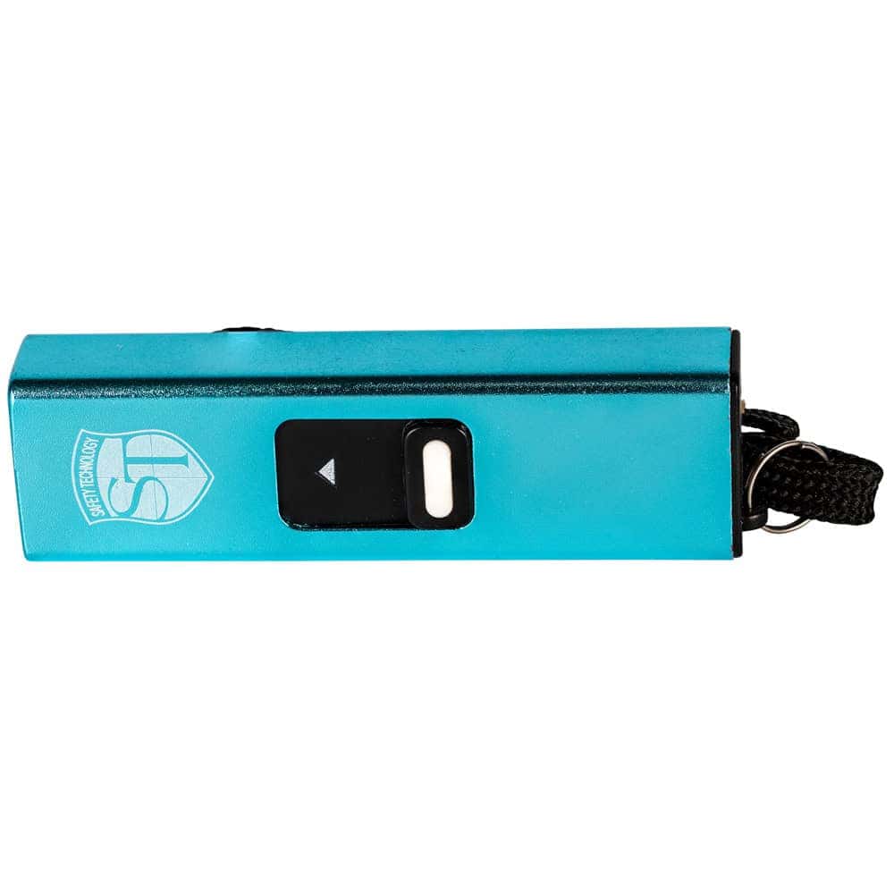 Blue Slider Stun Gun with LED Flashlight USB Rechargeable Front View with Wrist Strap | Advanced Safety Tech Blue Slider Stun Gun with Led Flashlight Usb Rechargeable Front View with Wrist Strap Advanced Safety Tech Blue Slider Stun Gun with Led Flashlight Usb Rechargeable Front View with Wrist Strap