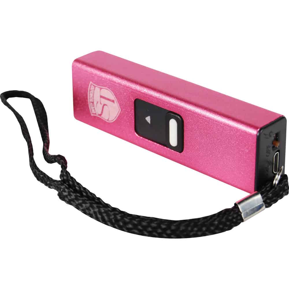Pink Slider Stun Gun with LED Flashlight USB Rechargeable Front View with Wrist Strap | Advanced Safety Tech Pink Slider Stun Gun with Led Flashlight Usb Rechargeable Front View with Wrist Strap Advanced Safety Tech Pink Slider Stun Gun with Led Flashlight Usb Rechargeable Front View with Wrist Strap