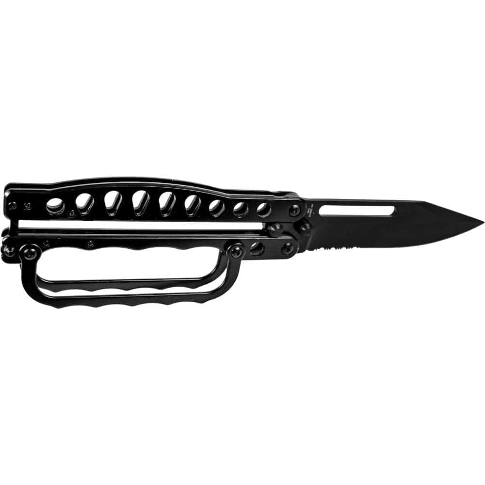 Butterfly Trench Knife with Handle Facing Down | Advanced Safety Tech Butterfly Trench Knife with Handle Facing Down Advanced Safety Tech Butterfly Trench Knife with Handle Facing Down