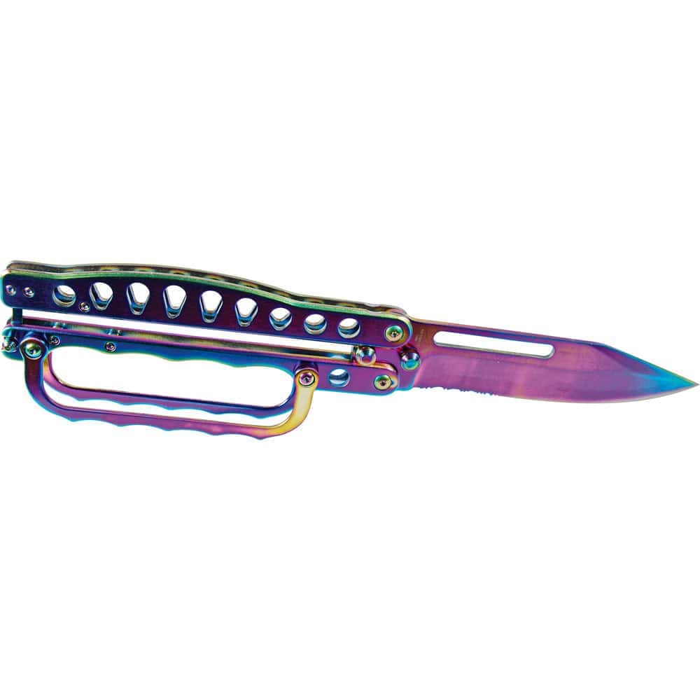 Plasma Trench Handle Butterfly Knife Open Handle Facing Down | Advanced Safety Tech Plasma Trench Handle Butterfly Knife Open Handle Facing Down Advanced Safety Tech Plasma Trench Handle Butterfly Knife Open Handle Facing Down