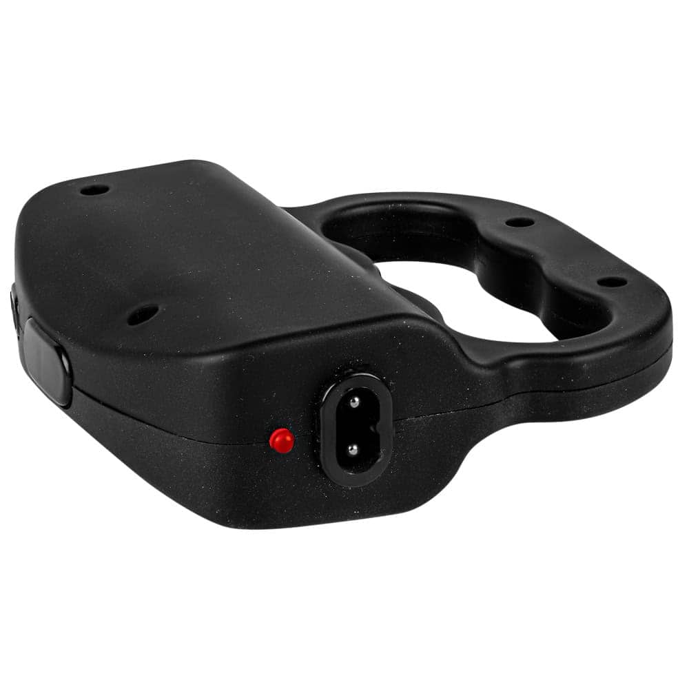Black 75 Million Volt Talon Stun Gun and Flashlight End View with Charging Port | Advanced Safety Tech Black 75 Million Volt Talon Stun Gun and Flashlight End View with Charging Port Advanced Safety Tech Black 75 Million Volt Talon Stun Gun and Flashlight End View with Charging Port