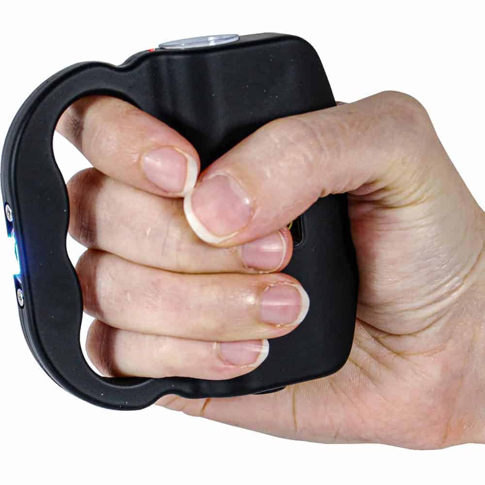 Black 75 Million Volt Talon Stun Gun and Flashlight in Hand | Advanced Safety Tech Black 75 Million Volt Talon Stun Gun and Flashlight in Hand Advanced Safety Tech Black 75 Million Volt Talon Stun Gun and Flashlight in Hand