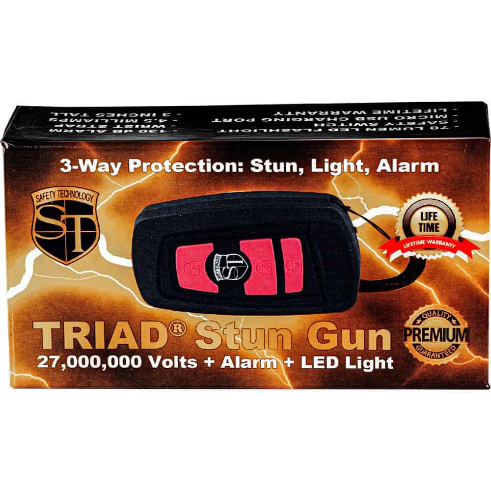 Triad 27 Million Volt Key Fob Stun Gun Retail Box | Advanced Safety Tech Triad 27 Million Volt Key Fob Stun Gun Retail Box Advanced Safety Tech Triad 27 Million Volt Key Fob Stun Gun Retail Box