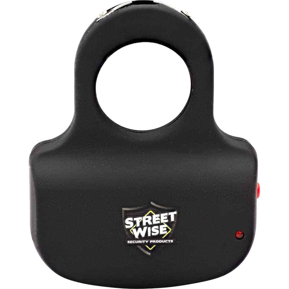 StreetWise Sting Ring 18 Million Volt Black Stun Gun Front View | Advanced Safety Tech Streetwise Sting Ring 18 Million Volt Black Stun Gun Front View Advanced Safety Tech Streetwise Sting Ring 18 Million Volt Black Stun Gun Front View
