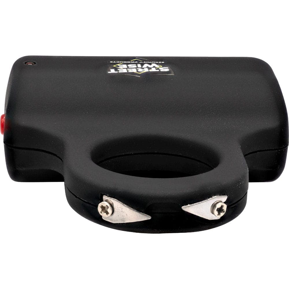 StreetWise Sting Ring 18 Million Volt Black Stun Gun Top View | Advanced Safety Tech Streetwise Sting Ring 18 Million Volt Black Stun Gun Top View Advanced Safety Tech Streetwise Sting Ring 18 Million Volt Black Stun Gun Top View